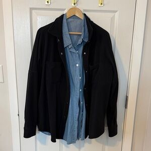 Mondetta Black Jacket Fleece shirt jacket